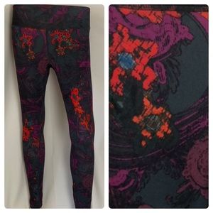 Guru g active leggings grey red S